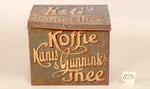 Oud koffie en theeblik Kanis & Gunnink